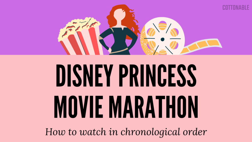 Disney Princess Movies Marathon Title