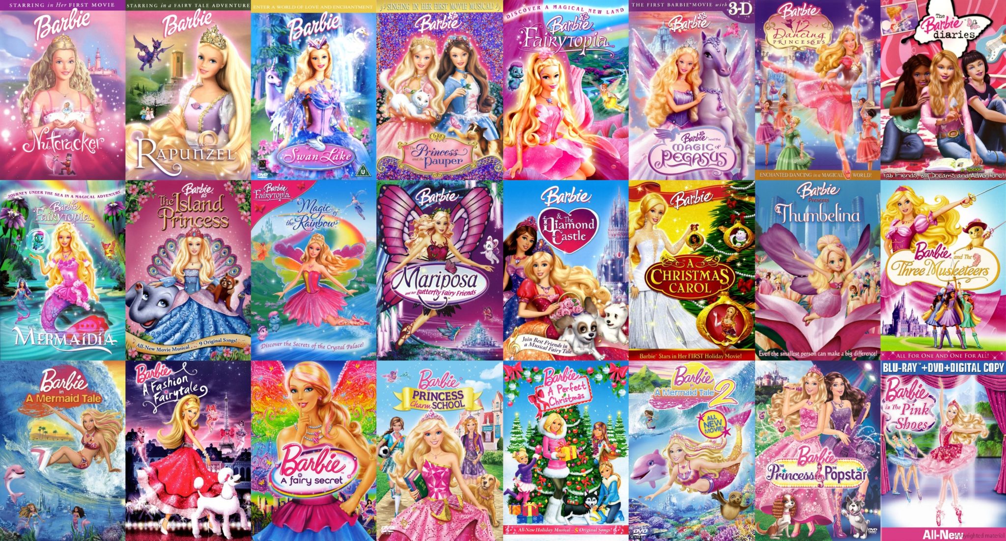 3d barbie movies