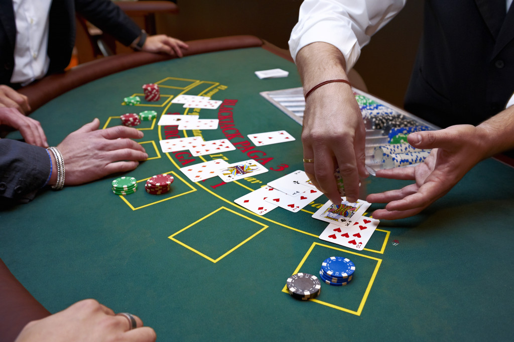 blackjack dealer concept of card games