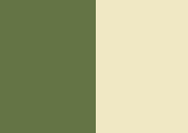 green and beige