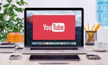 Youtube display on laptop